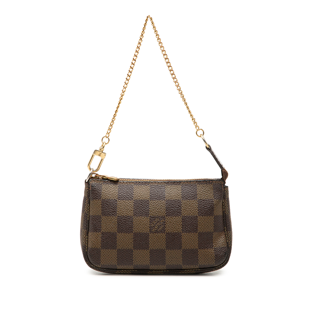 Pre-Loved Louis Vuitton Damier Ebene Mini Pochette Accessoires